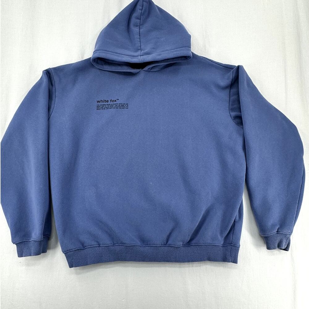White Fox Boutique Women's Blue Hoodie